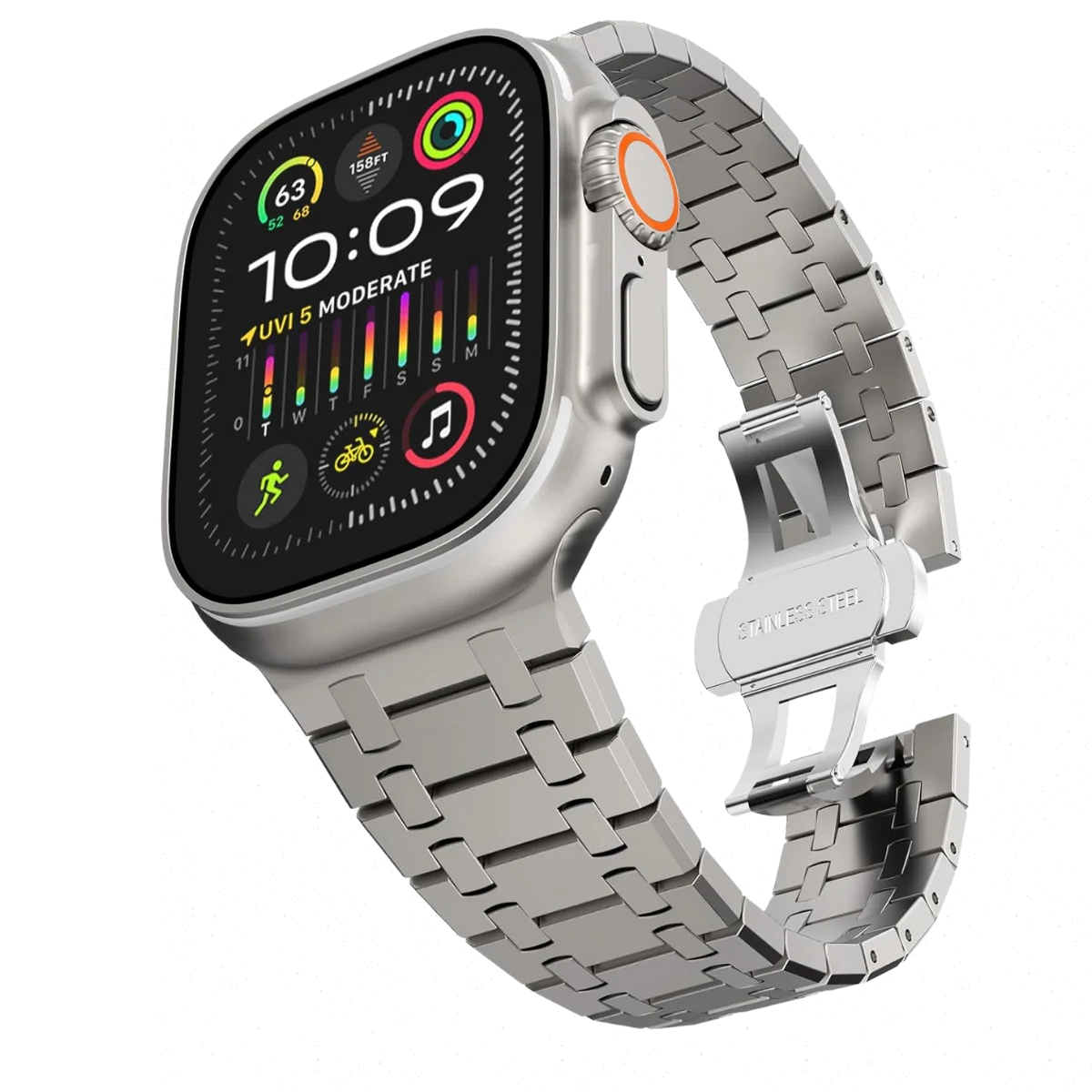 Premium Armband für Apple Watch AP Titan #03