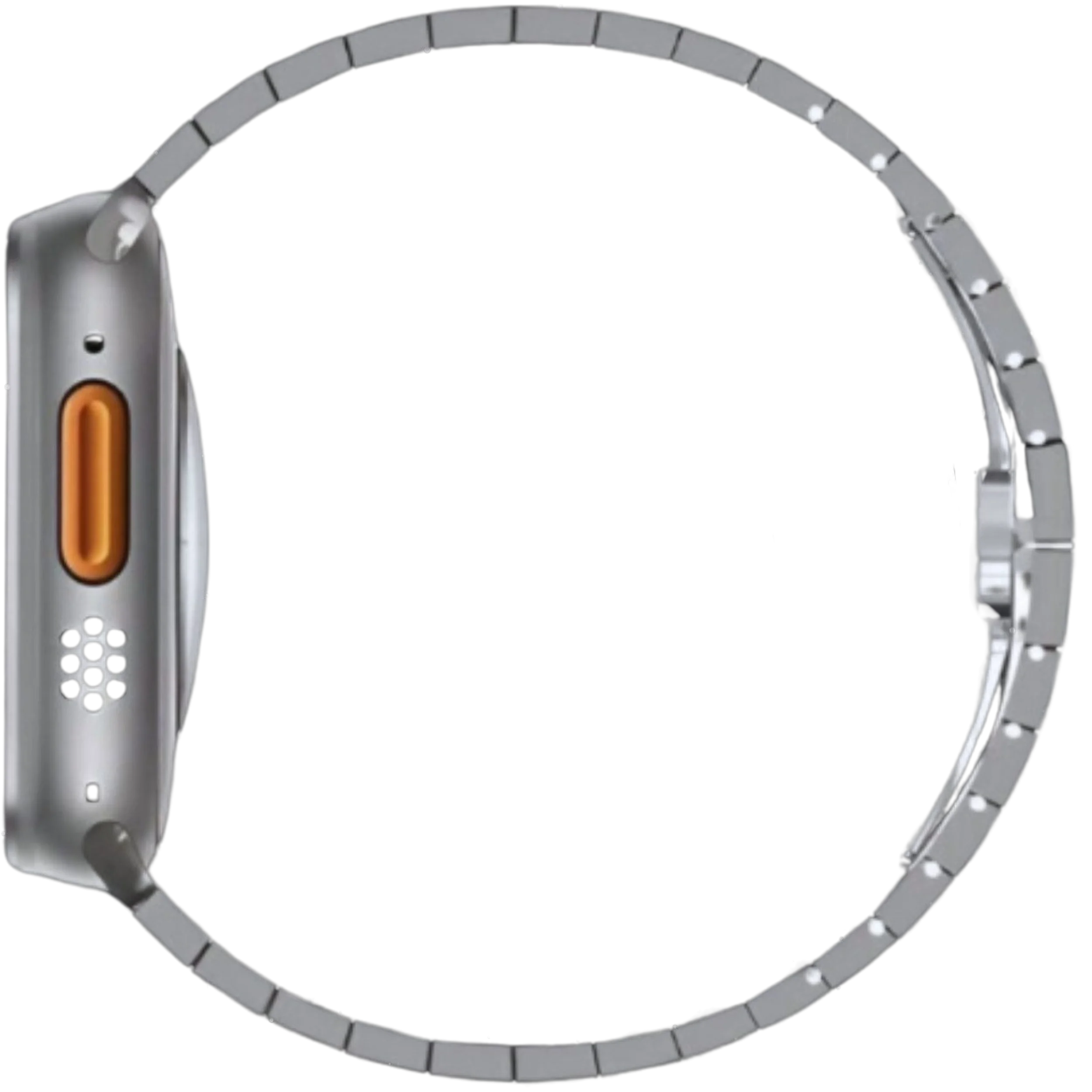 Premium Bracelet for Apple Watch Silver Orange #02