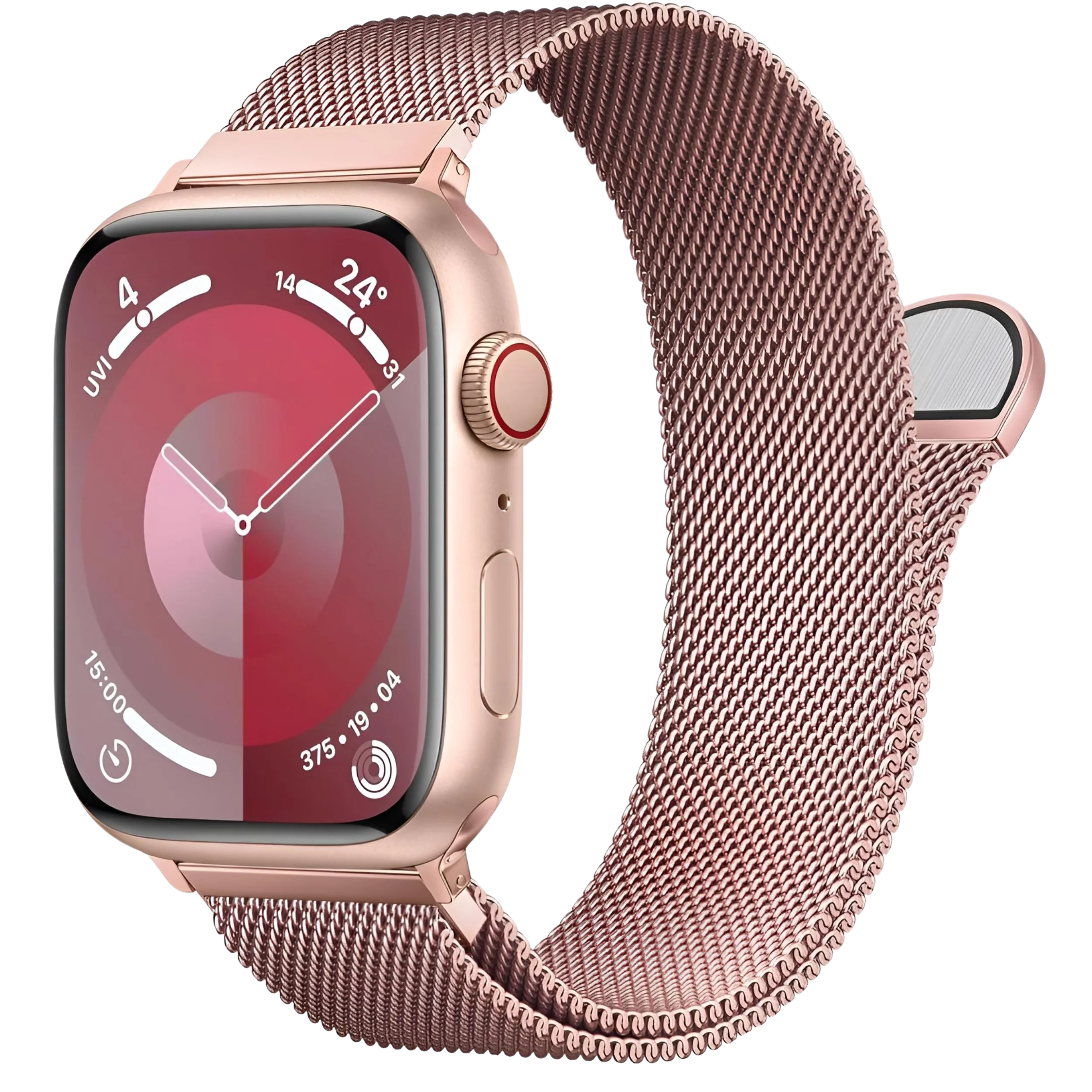 Mesh strap for Apple Watch Pink #04