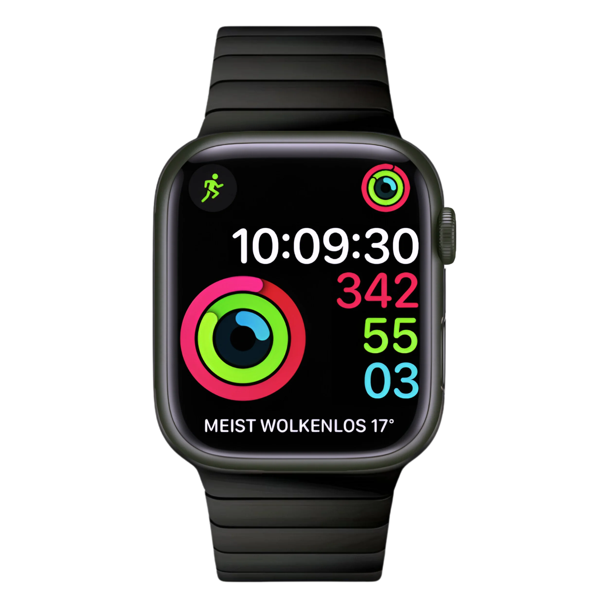 Premium Armband für Apple Watch Schwarz