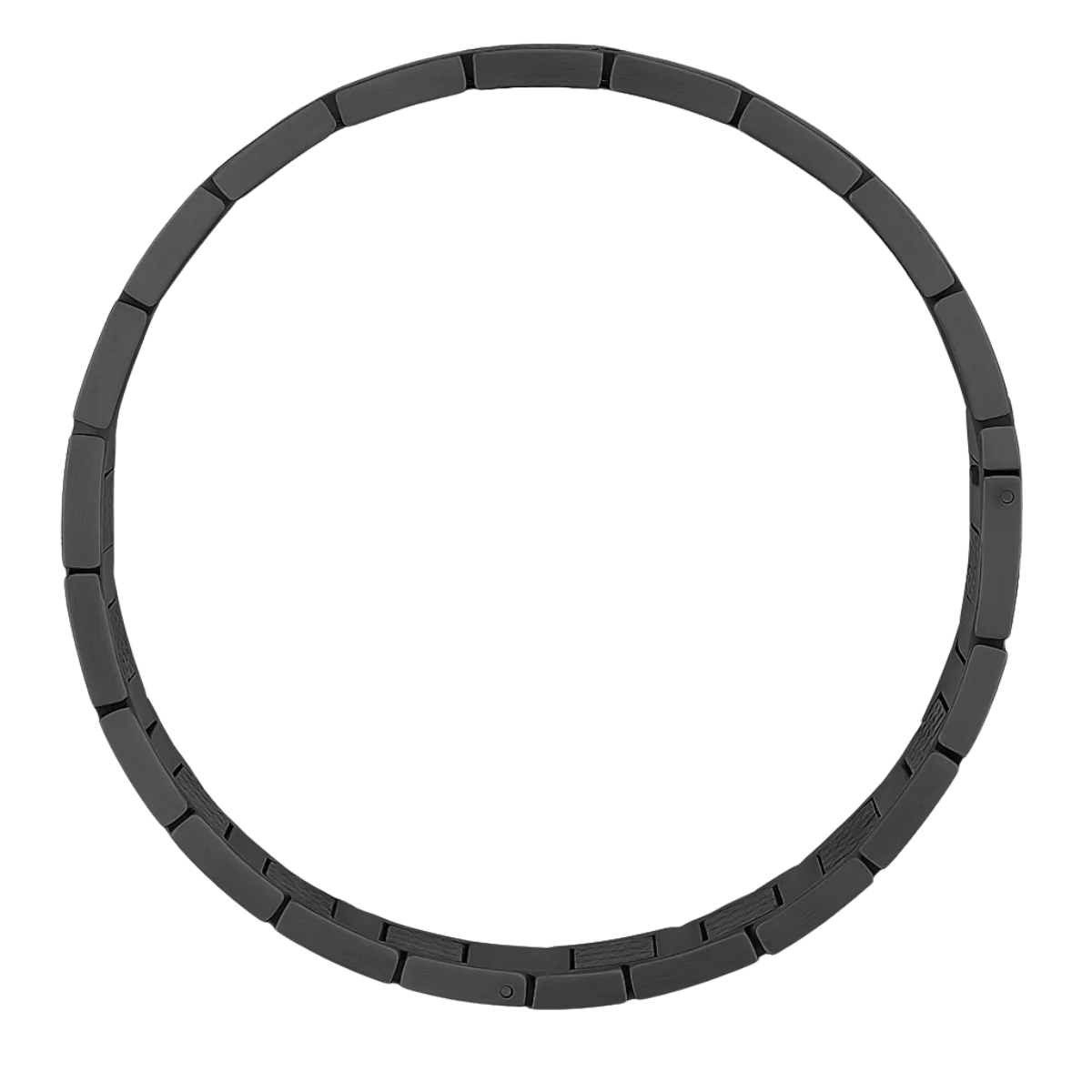 Men's stainless steel bracelet black