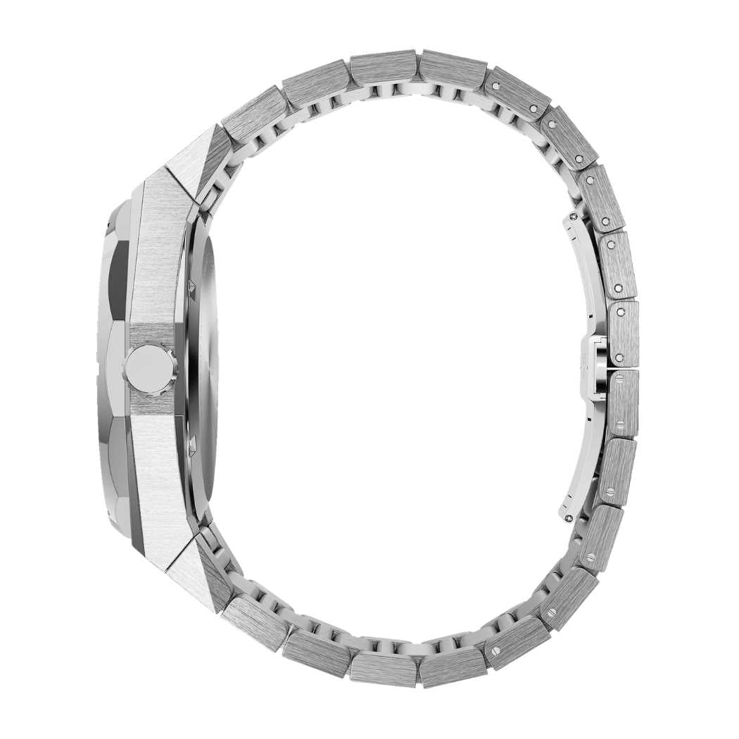 Frosted Skelett Herrenuhr TIME SPACE