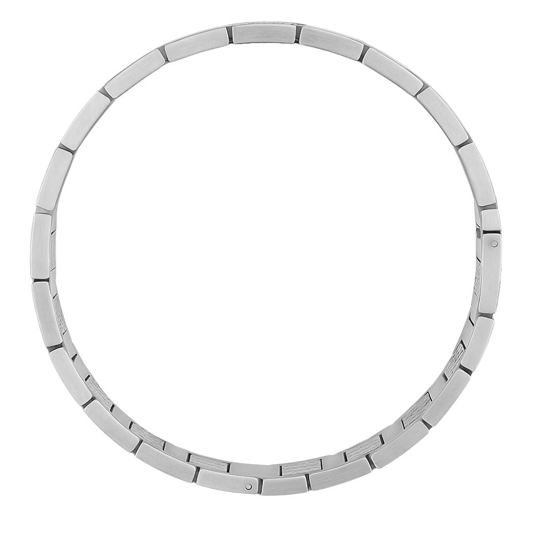 Massives Herren Edelstahlarmband 316L Silber