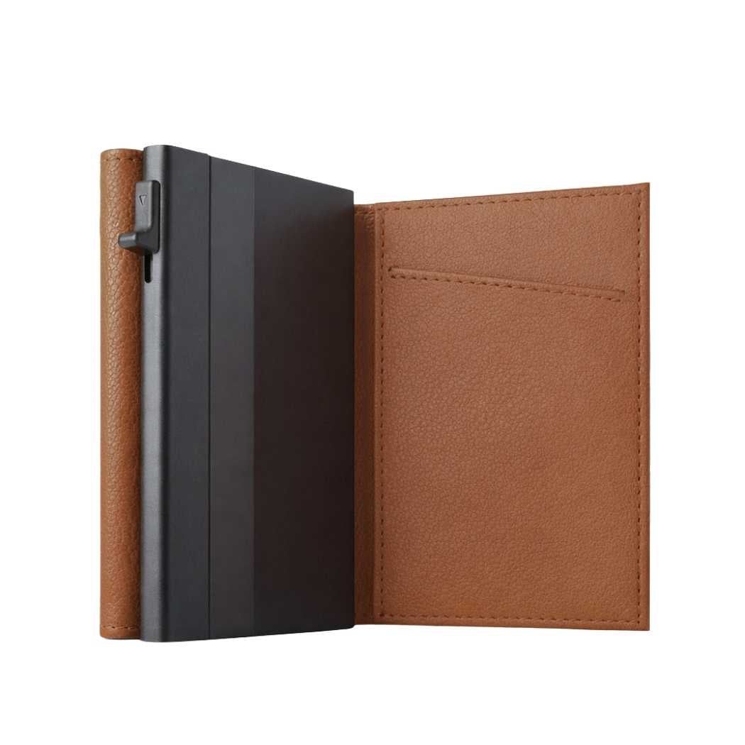 RFID Brieftasche Herren Slim Wallet Braun