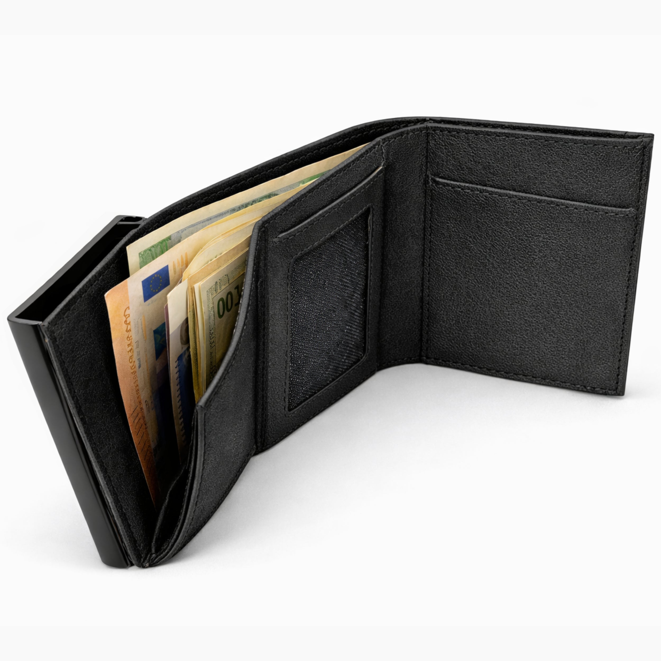 S&T Design Brieftasche RFID Blocker Cardholder Leder
