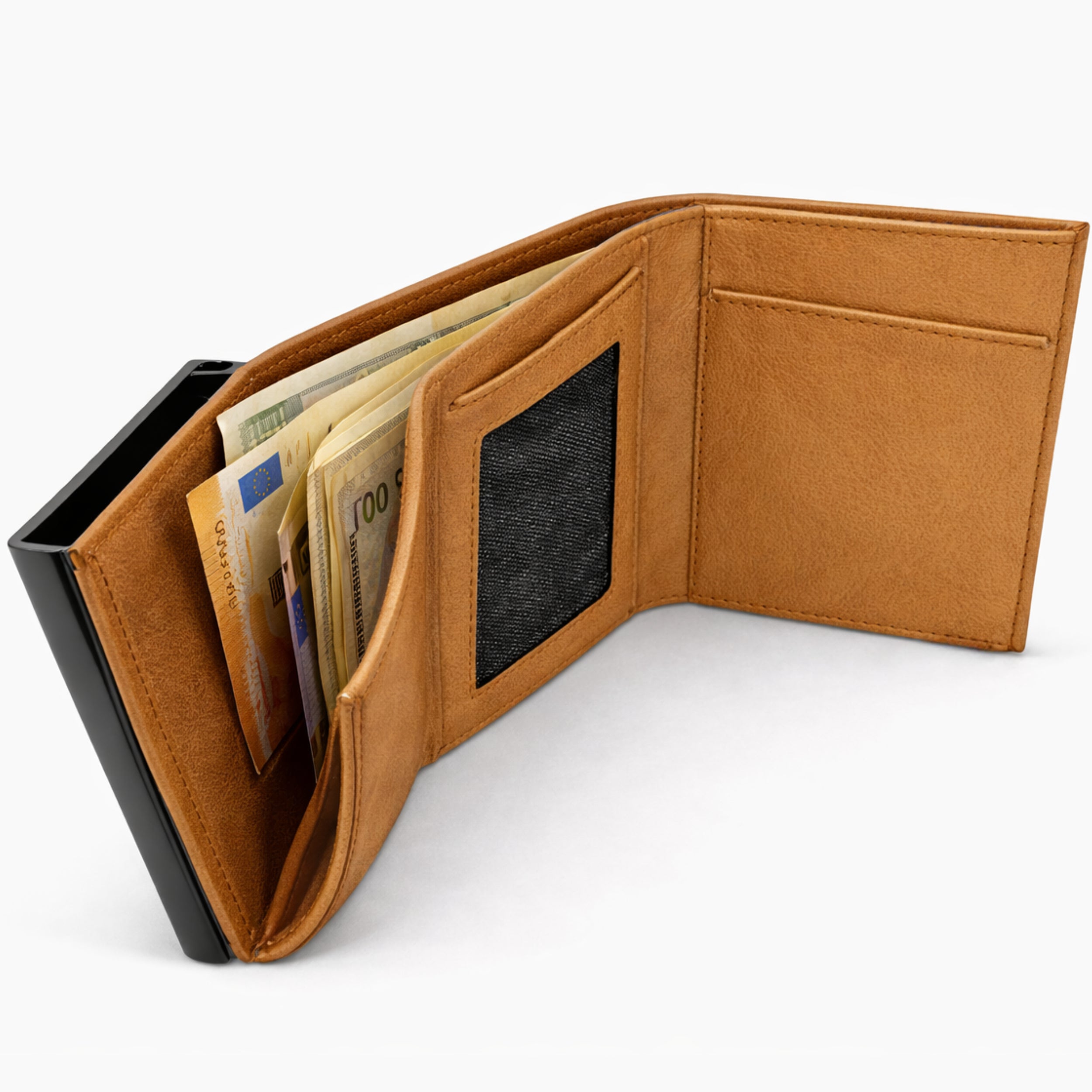 S&T Design Brieftasche RFID Blocker Cardholder Leder