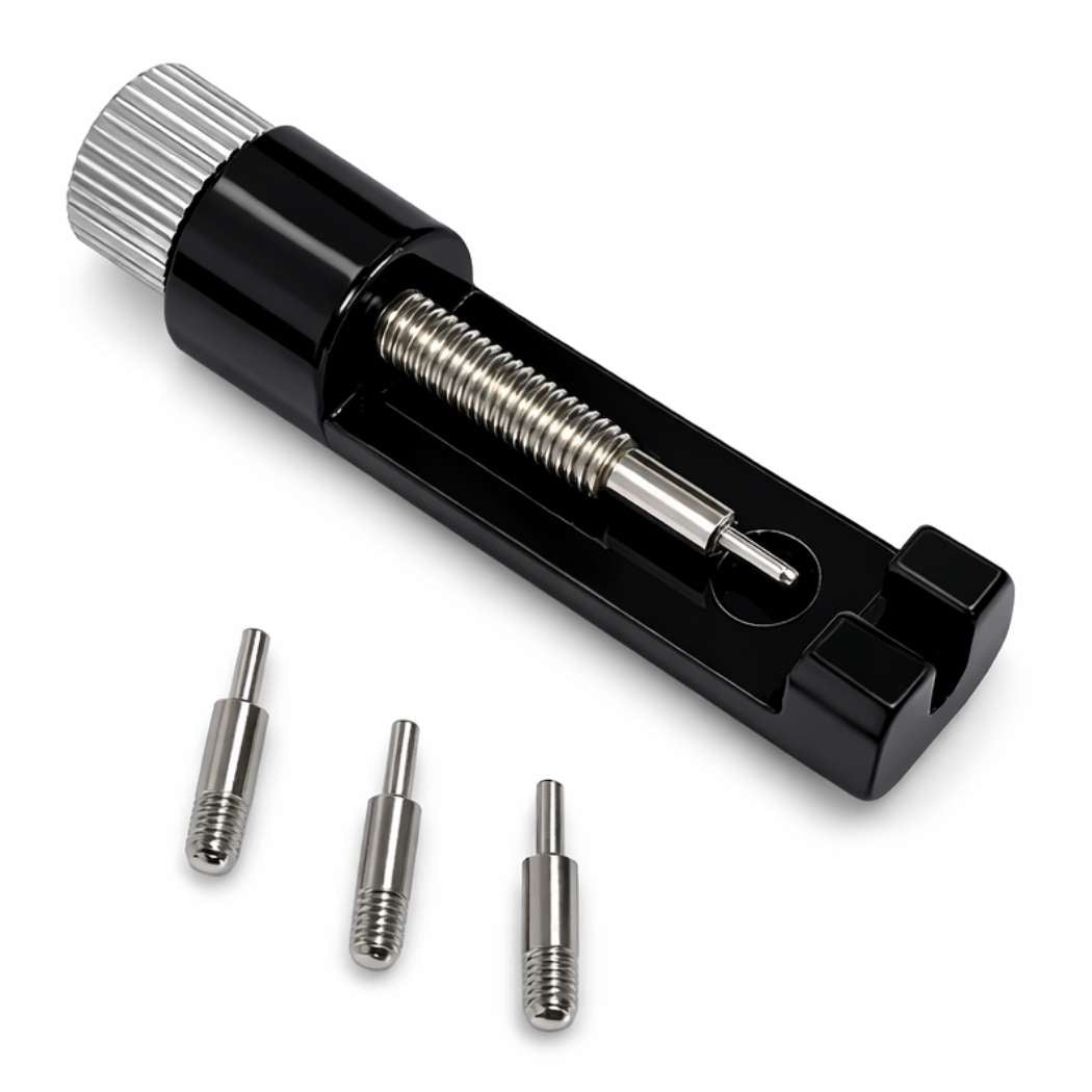 Uhrenbox aus Aluminium mit Werkzeugset
